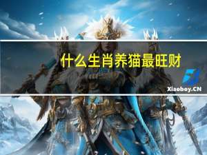 什么生肖养猫最旺财