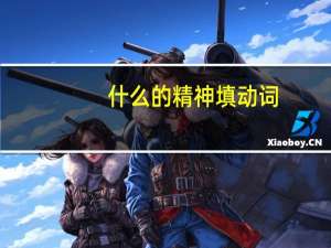 什么的精神填动词