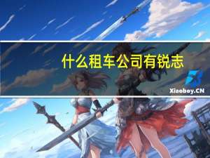 什么租车公司有锐志