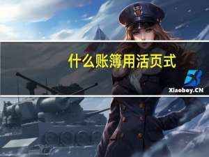 什么账簿用活页式