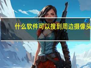 什么软件可以搜到周边摄像头