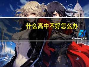 什么高中不好怎么办