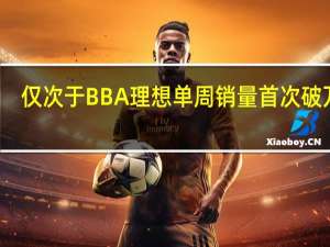 仅次于BBA 理想单周销量首次破万台：能打三个新势力