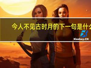 今人不见古时月的下一句是什么