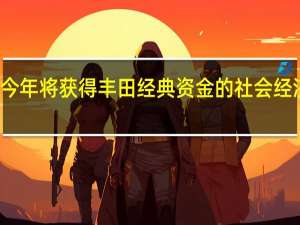 今年将获得丰田经典资金的社会经济计划