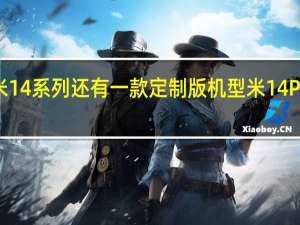 今年的小米14系列还有一款定制版机型米14Pro钛金属特别版