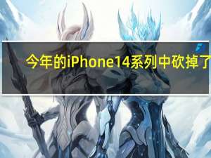 今年的iPhone14系列中砍掉了5.4寸mini小屏机