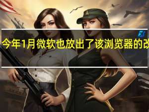 今年1月微软也放出了该浏览器的改进版