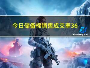 今日储备棉销售成交率36.24% 均价16138元/吨