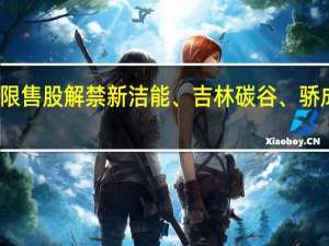 今日共有21家公司限售股解禁新洁能、吉林碳谷、骄成超声解禁市值超10亿元