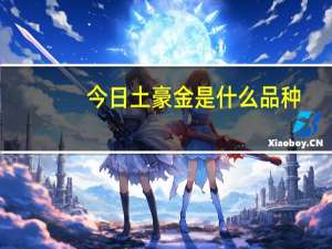 今日土豪金是什么品种（土豪金是什么意思）