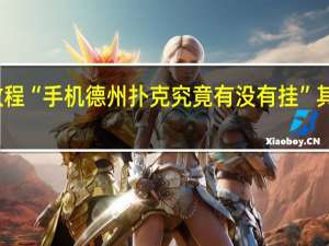 今日教程“手机德州扑克究竟有没有挂”其实真的有挂