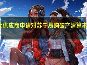 今日最新更新内容 又一批供应商申请对苏宁易购破产清算 本周末预计案值可能突破十个亿