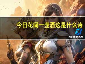 今日花间一壶酒这是什么诗（花间一壶酒,壶中一杯茶,下句是什么）