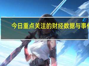今日重点关注的财经数据与事件：2023年10月27日