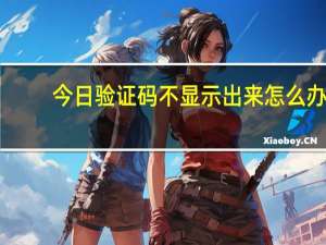 今日验证码不显示出来怎么办（验证码不显示）