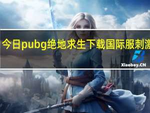 今日pubg绝地求生下载国际服刺激战场（PUBG Mobile绝地求生刺激战场国际版怎么玩）