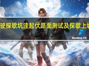 介绍下驾驶探歌坑洼起伏路面测试及探歌上坡辅助和陡坡缓