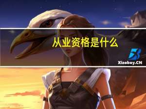 从业资格是什么