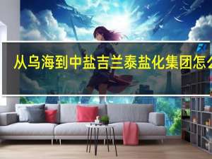 从乌海到中盐吉兰泰盐化集团怎么走