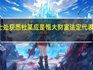 从相关人士处获悉（被采取刑事强制措施的）杜某应是恒大财富法定代表人、总经理杜亮（上证报）
