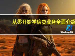 从零开始学信贷业务全面介绍