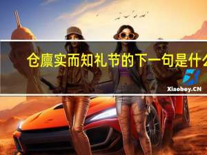 仓廪实而知礼节的下一句是什么