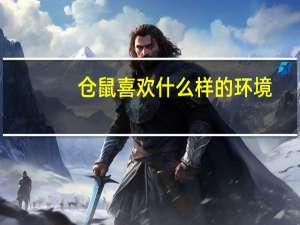 仓鼠喜欢什么样的环境