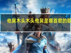 他舅木头木头他舅是哪首歌的歌词（他舅 木头）