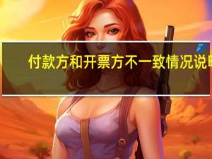 付款方和开票方不一致情况说明