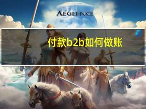 付款b2b如何做账