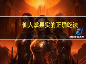 仙人掌果实的正确吃法