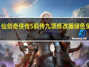 仙剑奇侠传5前传九项修改器 绿色免费版（仙剑奇侠传5前传九项修改器 绿色免费版功能简介）
