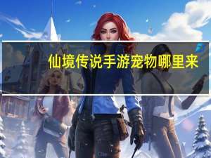 仙境传说手游宠物哪里来