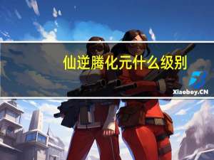 仙逆腾化元什么级别