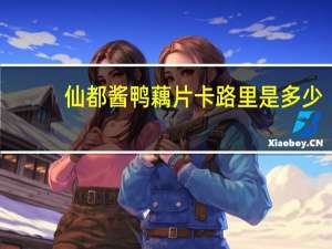 仙都酱鸭 藕片卡路里是多少