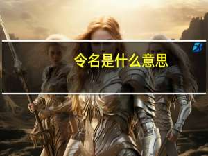 令名是什么意思