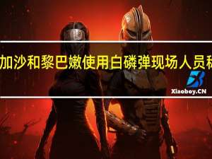 以军被指控在加沙和黎巴嫩使用白磷弹现场人员称闻到浓郁大蒜味道