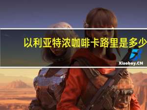 以利亚 特浓咖啡卡路里是多少