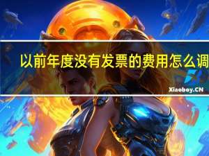 以前年度没有发票的费用怎么调账