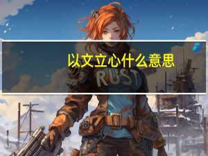 以文立心什么意思
