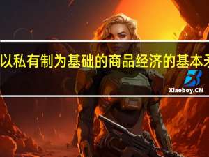 以私有制为基础的商品经济的基本矛盾是( )（以私有制为基础的商品经济的基本矛盾是）