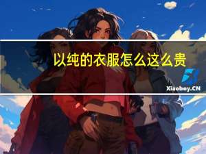 以纯的衣服怎么这么贵