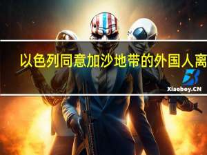 以色列同意加沙地带的外国人离开