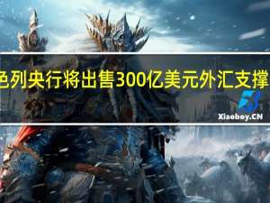 以色列央行将出售300亿美元外汇支撑本币汇率