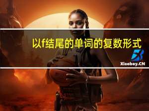 以f结尾的单词的复数形式