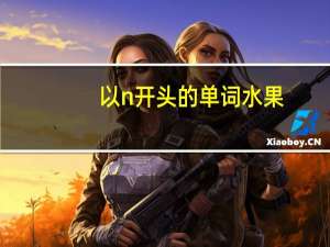 以n开头的单词水果