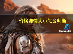 价格弹性大小怎么判断