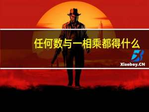 任何数与一相乘都得什么
