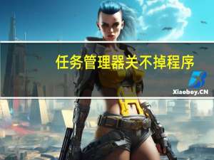 任务管理器关不掉程序